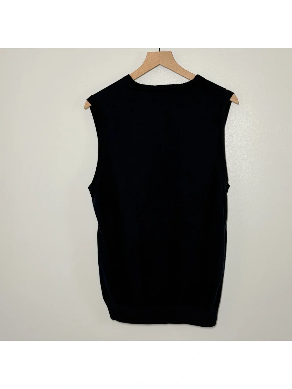 Jos. A. Bank Traveler Navy Pima Cotton Sweater Vest Men’s Large V-Neck